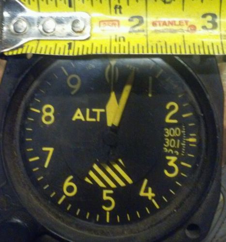 Vintage kollsman conn-sensitive altimeter-  mb-1- 50,000-
