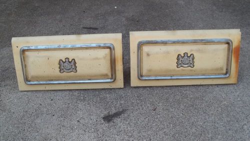 1978 mercury marquis front headlight cover shields-two