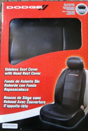 Brand new dodge ram racing elite car truck suv front sideless seat cover071016-1
