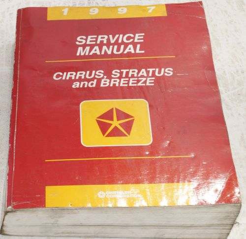 1997 chrysler cirrus dodge stratus breeze  oem service shop manual