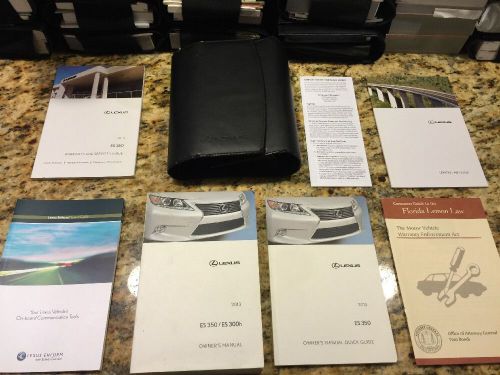 Lexus es 350 2013 owner manual  books ,  ,in case oem free shipping s 102