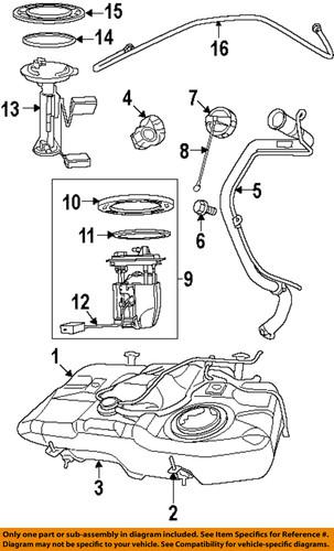 Mopar oem 5165383aa fuel system-filler cap