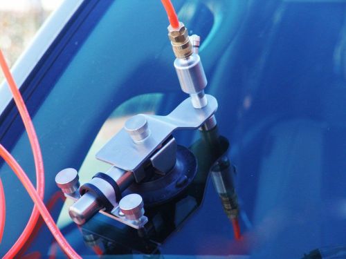 Reverse mirror windshield glass repair kit uv resin pit filler window system diy