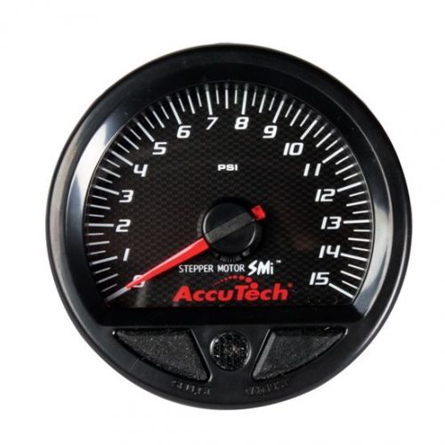 Longacre 46535 stepper motor racing gauge, fuel pressure 0-15 psi