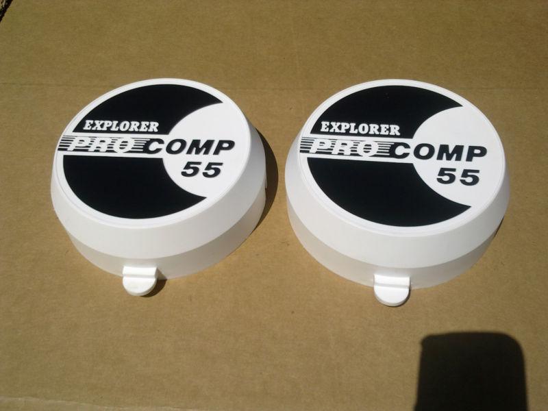 Explorer pro comp fog light caps covers 9550 9551 9560 9561 5" round