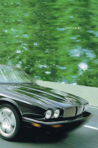 Big 2001 jaguar xj brochure w/color chart:xj8,l,xjr,vanden plas,8,r,supercharge