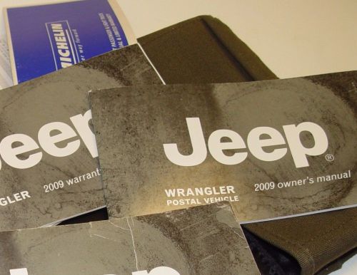 2009 jeep wrangler owners manual / users guide right hand drive oem rare