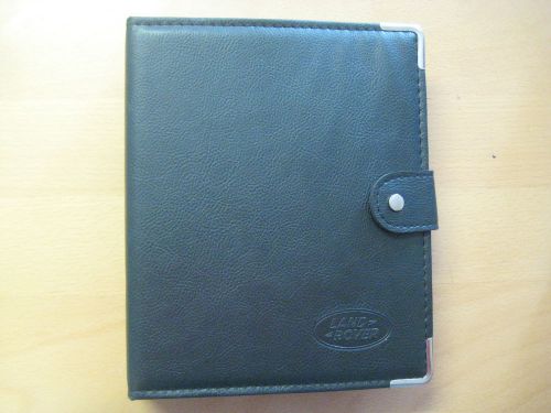 Land rover discovery owners manual with leather binder - 1996
