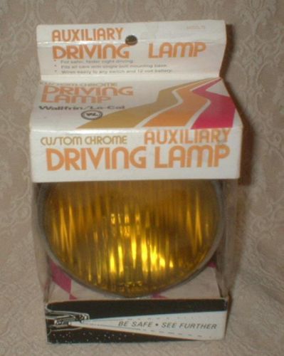 Vintage wallfrin la-cal auxiliary driving fog lamp rat rod custom ~ sealed pkg
