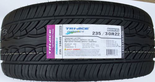 (2) *new* 235/30r22 tri-ace uhp formula 1 tire 235 30 r22 60,000 miles