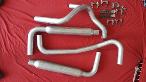 N.o.s. 1972-75 jeep cj-5  exhaust kit 232 &amp; 258 straight 6 cyl. engines