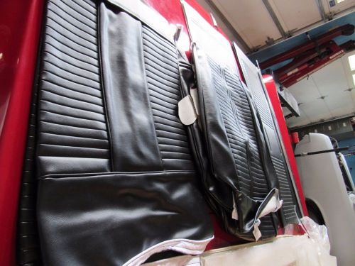 1966-67  pontiac gto lemans chevelle skylark new black seat cover