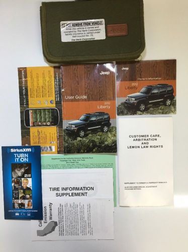 2012 jeep liberty owners manual free same day shipping! jee0415