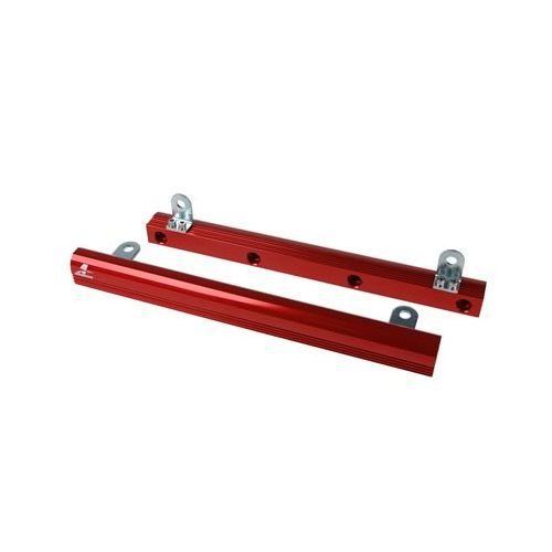 Aeromotive 14144 fuel rails aluminum red anodized ford mustang 5.4l pair