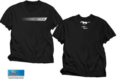 Brand new black &amp; white ford mustang california special gt/cs l xl or xxl shirt!