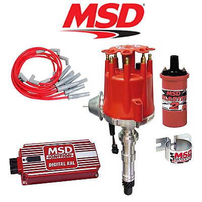 Msd ignition kit - digital 6al/distributor/wires/coil/ cadillac 368/425/472/500