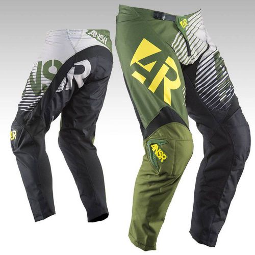 New answer-mx syncron motocross/offroad youth pant,forest green/gray/black,us-20