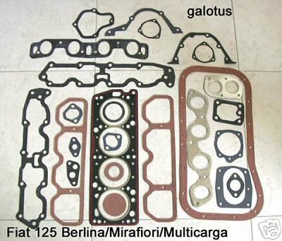 Fiat 124 125 (dohc) engine gasket set for,  new recently made*