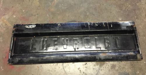 Vintage chevrolet 1960&#039;s tailgate. great patina. rat rod table bench project