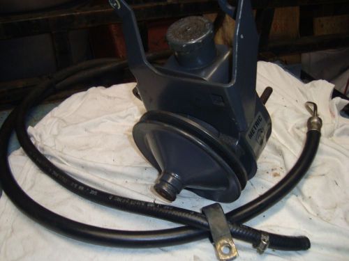 Omc engine motor power steering pump assembly bracket hoses pulley, 0983791