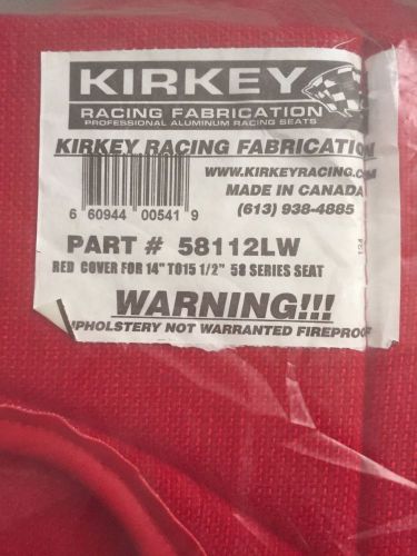 Kirkey 58112lw series 4 piece red cover for lightweight 14 and 15.5&#034; seats
