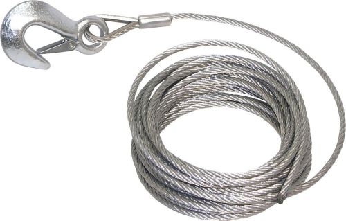 Boat trailer replacement winch cable 3/16 x 25ft galvanized