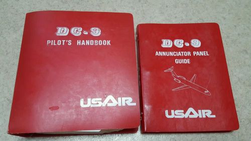 Dc-9 original usair pilot&#039;s handbook set