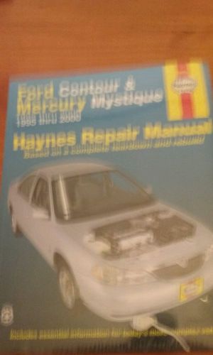 Haynes manual #36006 ford contour &amp; mercury mystique  1995-2000 all models