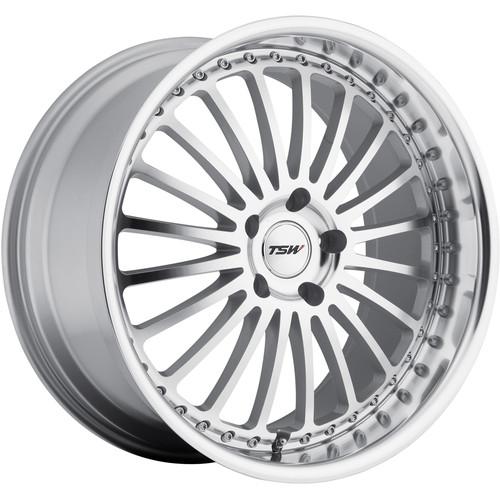 20x10 silver tsw silverstone wheels 5x112 +42 mercedes gl class 350
