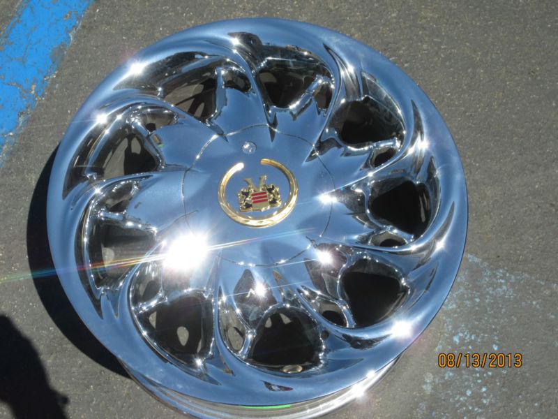 16" cadillac cts chrome wheel dts sts el dorado seville deville replacement rim