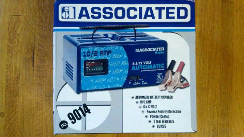 Associated aso9014 10/2 amp 6/12volt auto full-rate charger brand new  free ship
