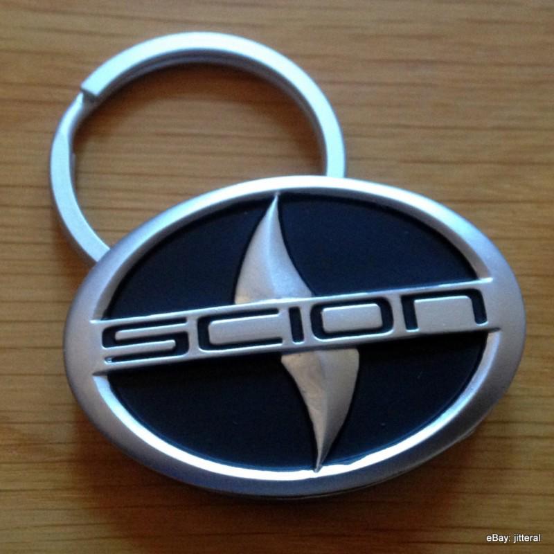  scion "what moves you" logo metal key chain key ring oval fr-s xa xb xd tc iq