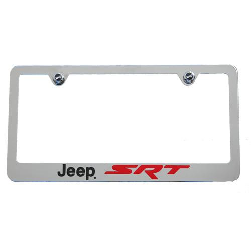 2014 jeep grand cherokee srt chrome license plate frame nice  usa made