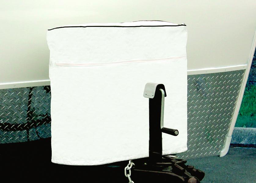 Camco 45304 cover lp tank 40 double arctic white