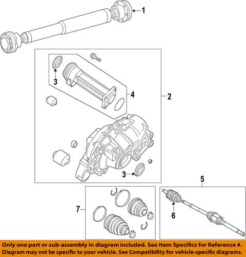 Land rover oem tau500080 carrier & front axles-support