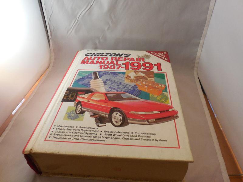 1987-1991 chilton's auto repair manual chevy,chrysler,ford 1988 1989 1990 1991