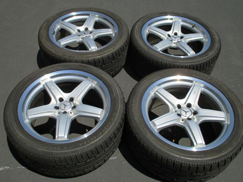 2009 gl550 21" genuine amg mercedes oem factory wheels gl63 20 gl450 pirelli