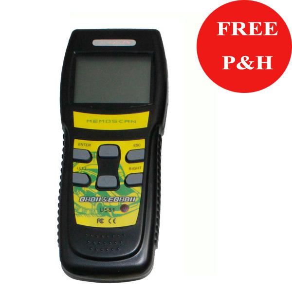 U581 live data obd2 can-bus code reader diagnostic tool usa free shipping