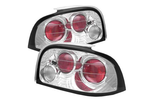 Spyder fm94c - 94-95 ford mustang chrome euro tail lights rear stop lamps