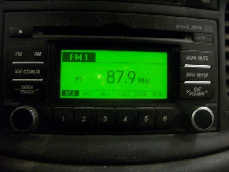 2007-2011 hyundai accent audio equipment am-fm-stereo-cd-mp3 w/sat
