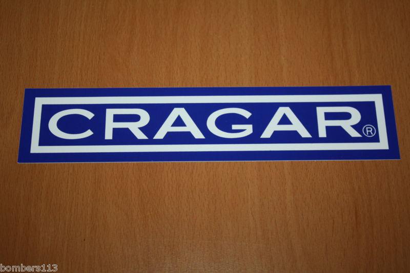 Cragar wheels - racing / sticker / decal - 8.50" x 1.90"
