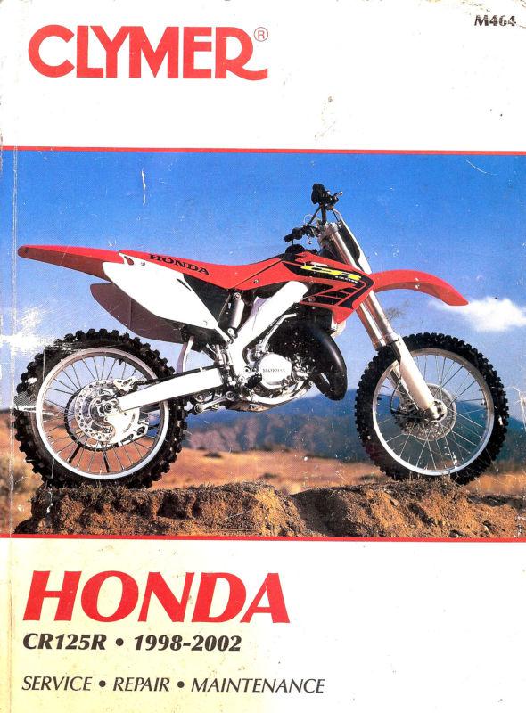 1998 to 2002 honda cr125r motocross motorcycle service manual -cr 125 r-cr125