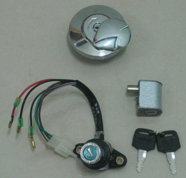 Ignition switch gas cap cover lock key set for honda rebel cmx magna 250 450 
