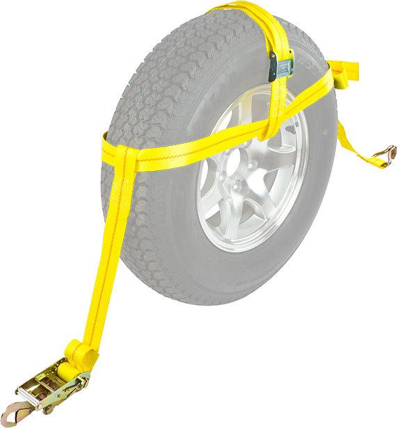 Universal auto wheel tire car ratchet net basket tie down strap (cts-rat-cam)