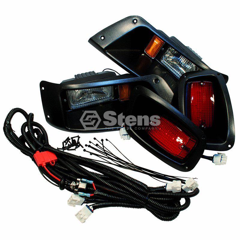 Ezgo txt golf cart light kit adjustable headlights + tail lights free shipping