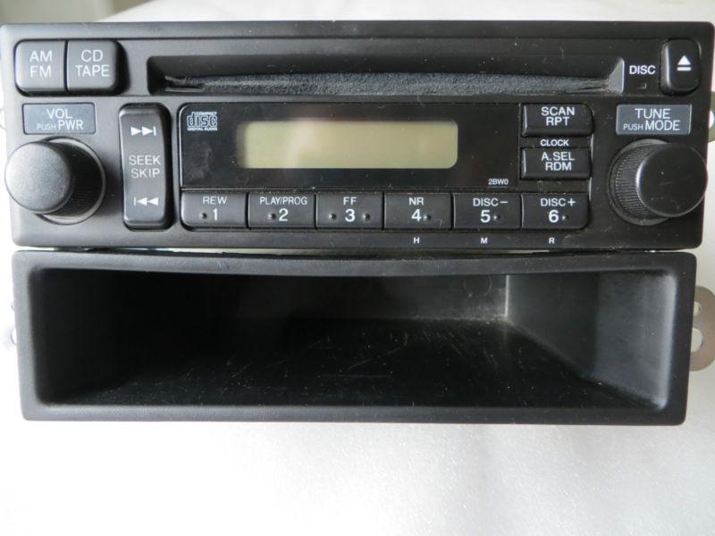 Honda genuine * radio & cd * #39100-scv-c010-m1 ~used~