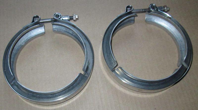 Pair (2) new cummins emissions exhaust v-clamp pa2880212  a029e741 2880212