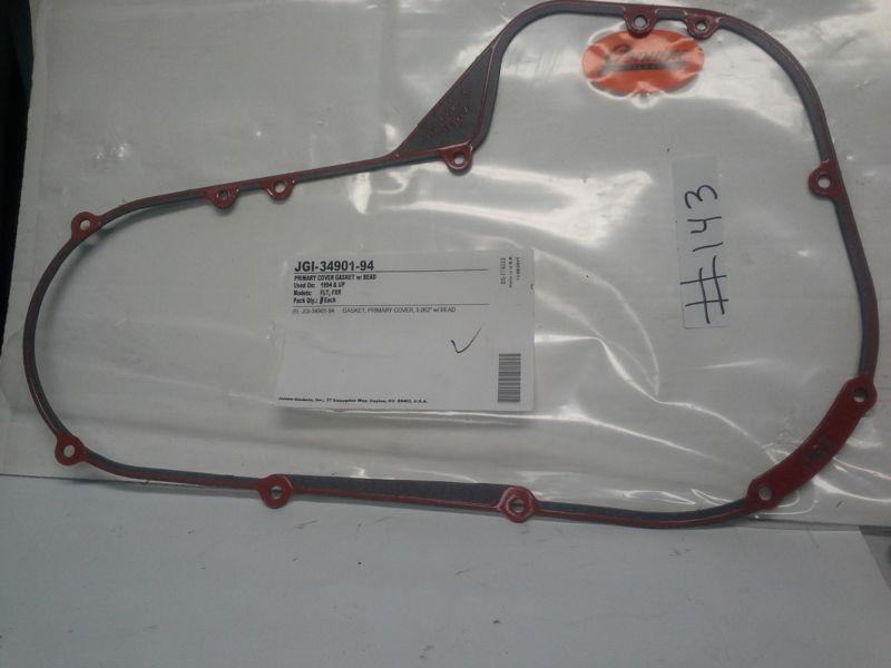 Primary cover gasket .062in. paper w/ bead flh flt fxr electra glide tour glide
