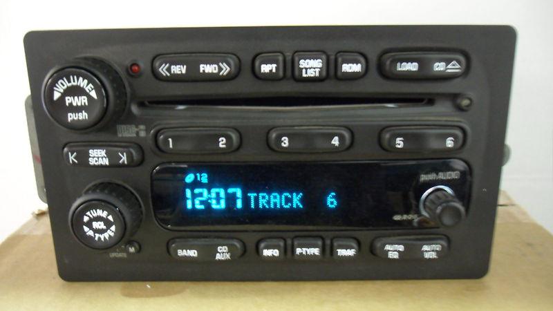 Gm 6 cd radio silverado suburban tahoe yukon changer 25753974