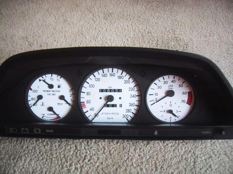 Mercedes w126 500sec amg speedometer cluster tacho
